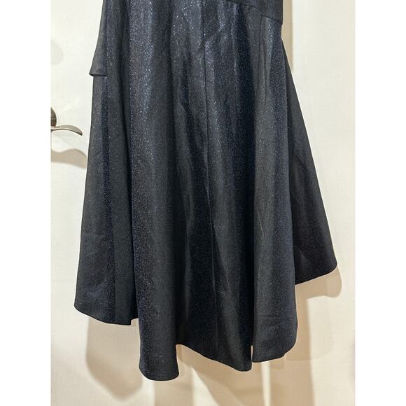 Monique Lhuillier Evening Dress Midnight Size 4 NWT Elegant Unique Sample Piece - Picture 11 of 13